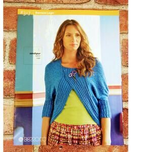 Berroco Lago 317 Knitting Patterns Book 2012 Spring Summer Cardigans Tops